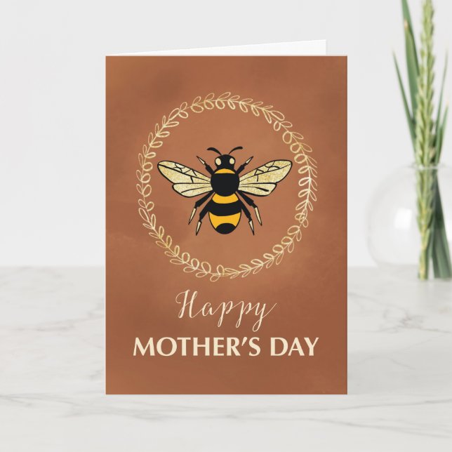 Mothers Day Queen Bee Card (Front)