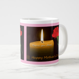 Mothers Day Red Rose Large Coffee Mug