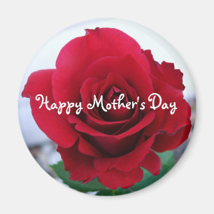 Mother's Day Red Rose Magnet