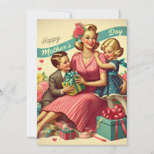  Mother's Day Retro Holiday Card
