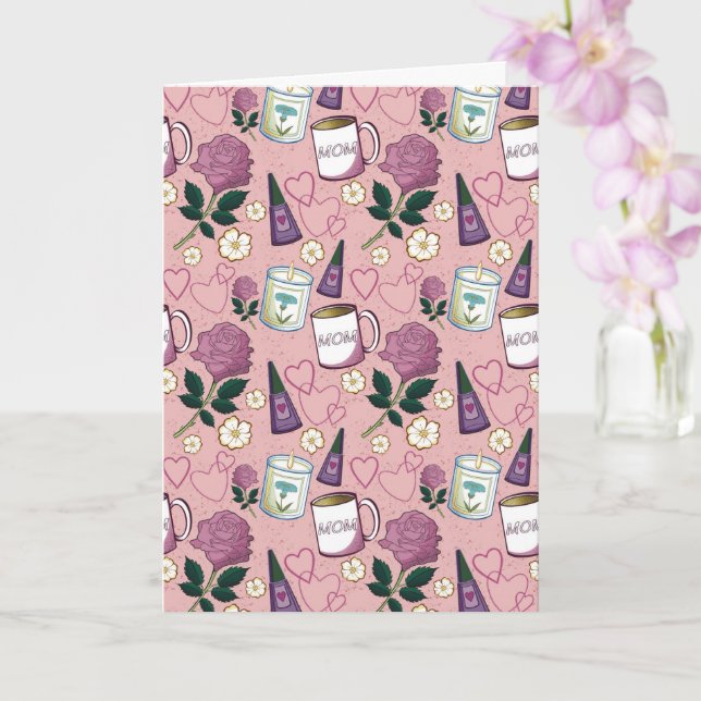 Mother's Day Rose Card (Orchid)