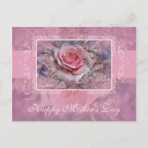 Mother's Day Rose Postcard