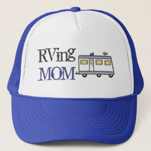 Mother's Day / RVing Mum Trucker Hat Blue