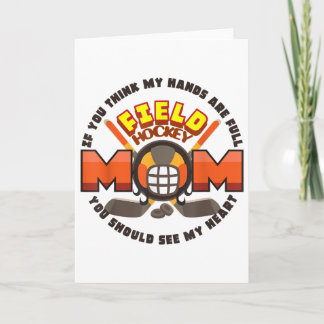 Mother's Day S Cool Sport Field Hockey Mum Lover  Card