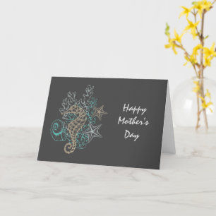 Mother's Day Sealife Composition Greeting Card