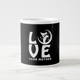 Mother's Day Shirt Mother and Child Silhouette Large Coffee Mug