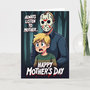 Mothers Day Shock In The Woods Card