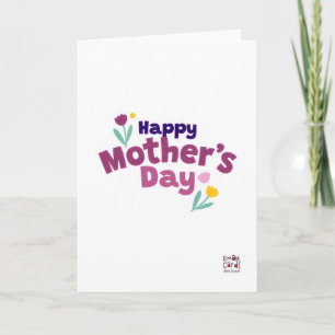 Mother's Day - Simple Colourful Card