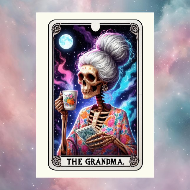 Mother's Day Skeleton The Grandmother Tarot Card (Mother's Day Skeleton The Grandmother Tarot Card
)
