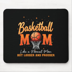Mother's Day Sketll Mom Sketll Hoop Net Game Day Mouse Pad