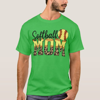 Mothers Day Softball Mum Quotes friends T-Shirt