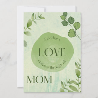Mother's day special greetings  holiday card