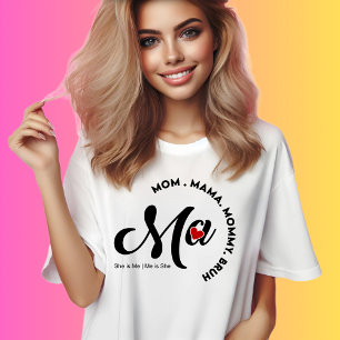 Mother's Day Special Mum. Mummy. Mamma. Bruh T-Shirt