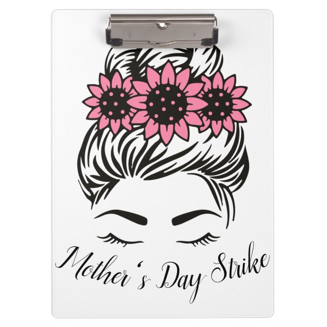 Mother's Day Strike Roe v Wade Womens Rights T-Shi Clipboard (Front)