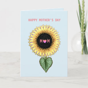 Mother's Day Sunflower Card