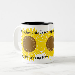Mother's Day Sunflower Customised Coffee Mug