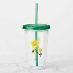 Mothers Day Sunflowers Acrylic Tumbler