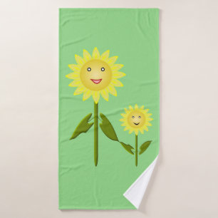 Mothers Day Sunflowers Bath Towel