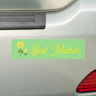 Mothers Day Sunflowers Custom Bumper Sticker