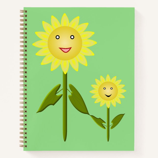 Mothers Day Sunflowers Notebook (Front)
