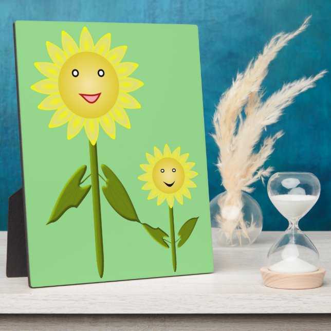Mothers Day Sunflowers Plaque (Side)
