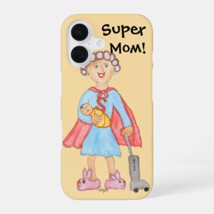 Mother's Day Super Mum iPhone 16 Case