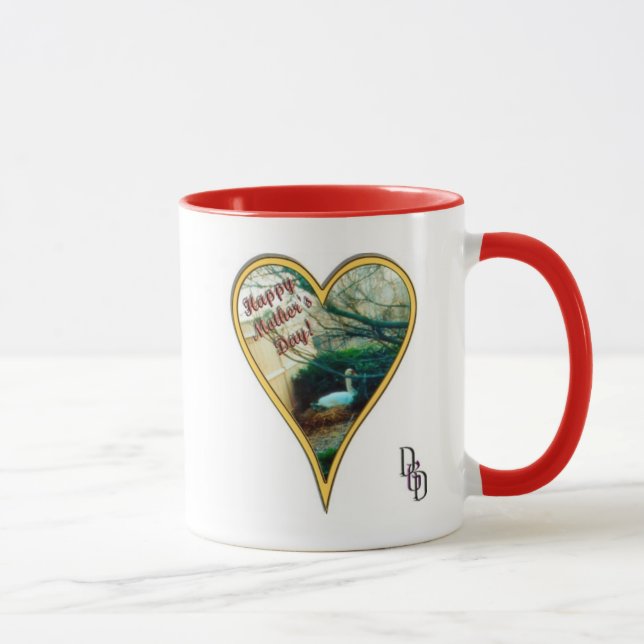 Mother's Day Swan Mug (Right)