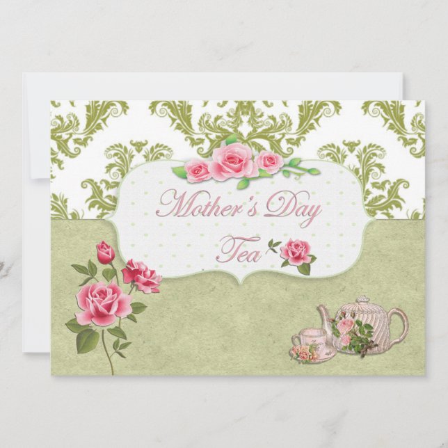 Mother's Day Tea Invitation (Front)