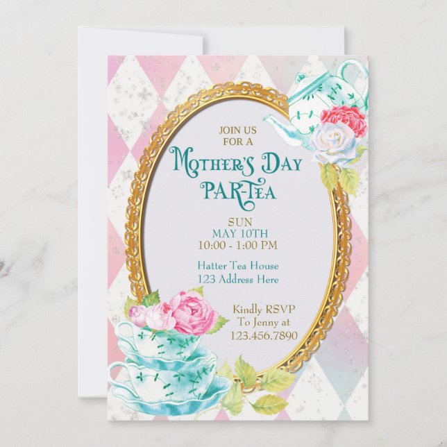 MOTHER'S DAY, TEA PARTY, HOLIDAY (Front)