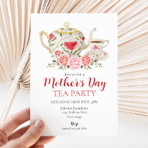 Mother's Day Tea Party Invitation