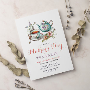 Mother's Day Tea Party Invitation