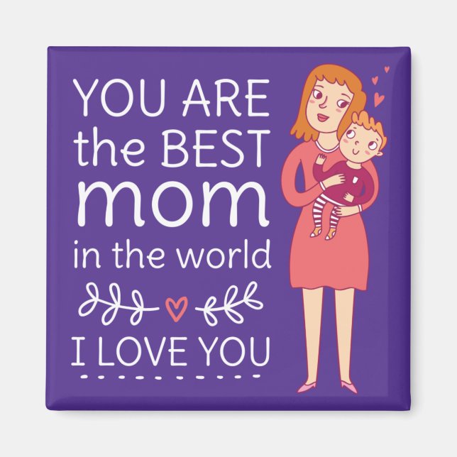 Mother's day Theme cute Design Magnet (Front)