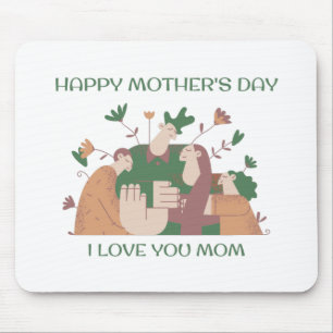 Mother's day Theme cute Design Mouse Pad