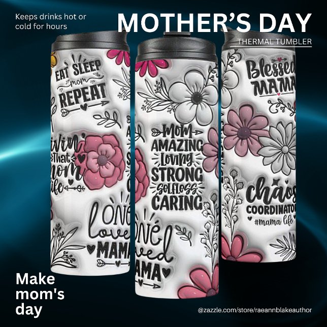 Mother's Day Thermal Tumbler (Creator Uploaded)
