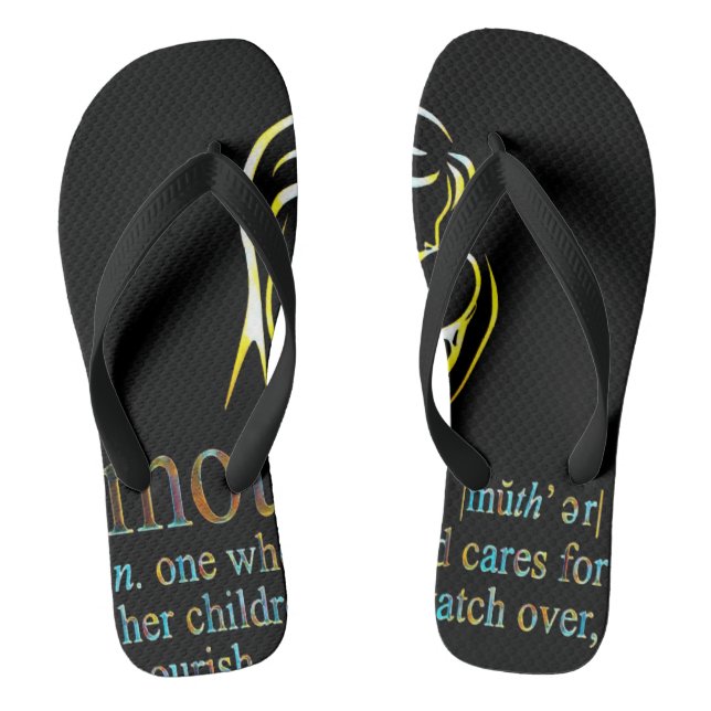 Mother's day  thongs (Footbed)