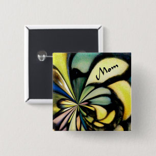Mothers Day Tiffany Silks 15 Cm Square Badge