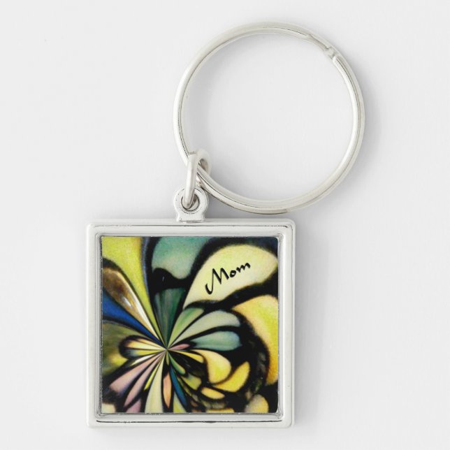 Mothers Day Tiffany Silks Key Ring (Front)