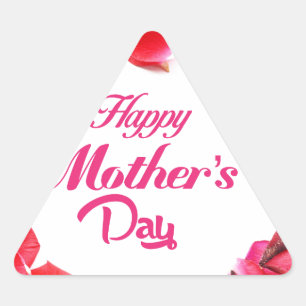 mothers day triangle sticker