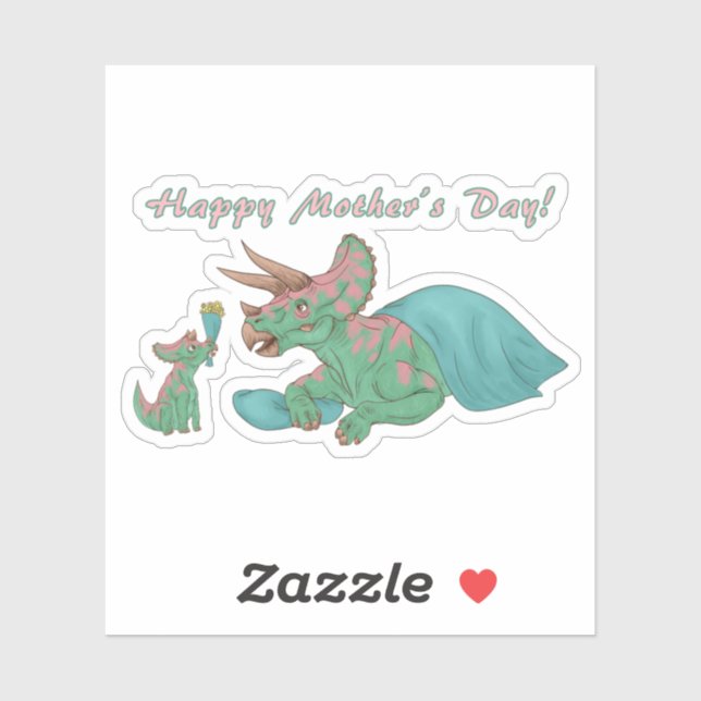 Mother's Day Triceratops (Sheet)