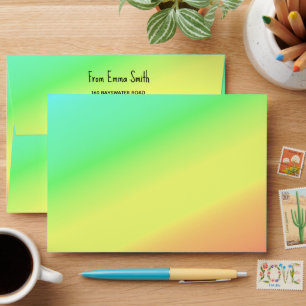 Mother's Day Tropical Colors Mom's  Envelope