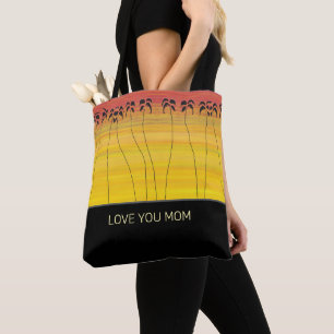 Mother's Day Tropical Tropical Sunset Tote Bag