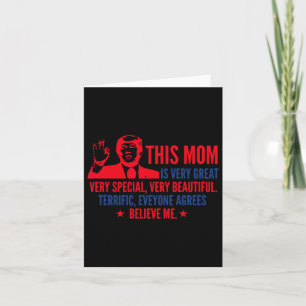 Mother's Day Trump Funny Quotes Election 2020  Card