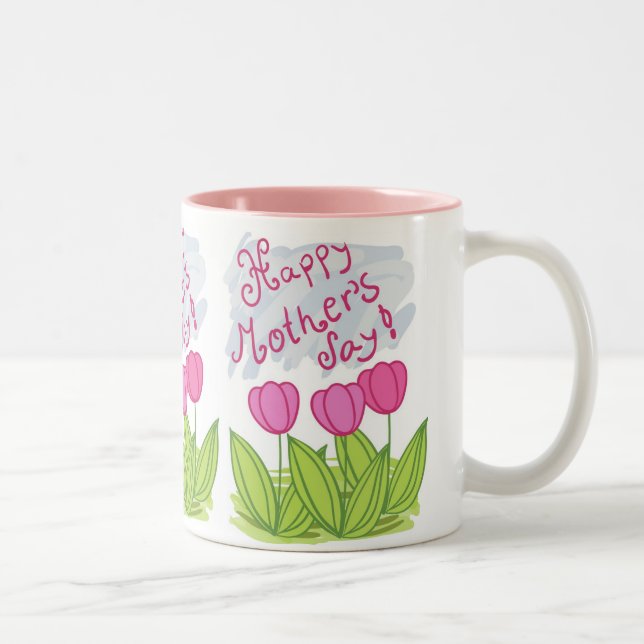 Mother's day Tulip Mug (Right)