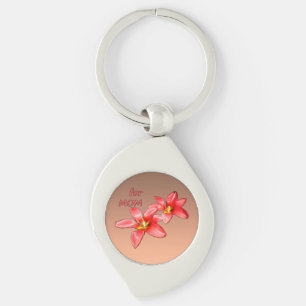 Mother's Day - Tulips For Mum - Illustration Key Ring