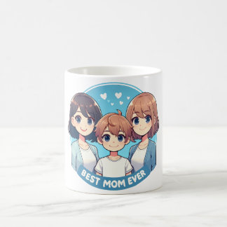Mother's Day - Two mothers and their son Coffee Mug