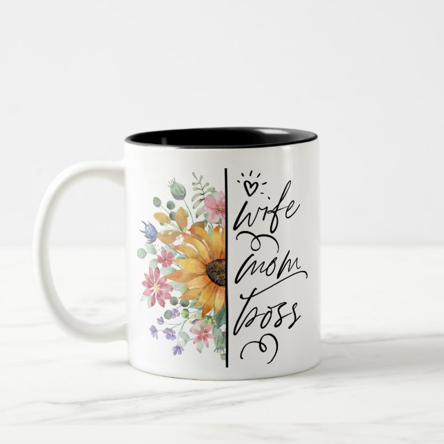  Mother's Day  Two-Tone Coffee Mug (Left)