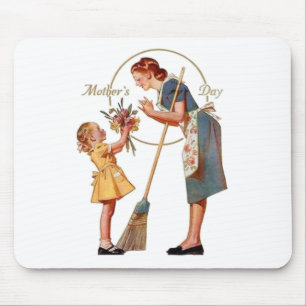 Mothers Day Vintage Mouse Pad