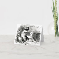 Mother's Day Vintage Victorian Mum & Child
