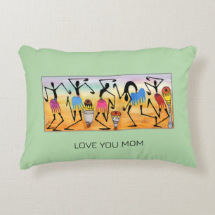 Mother's Day, Watercolor Awesome Dance Decorative Cushion