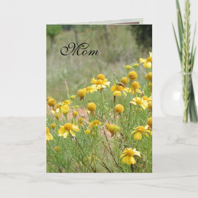 Mothers Day Wildflower Card by Janz (Front)